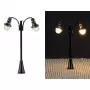 Lampadaire double globe LED - N 1/160 - FALLER 272226
