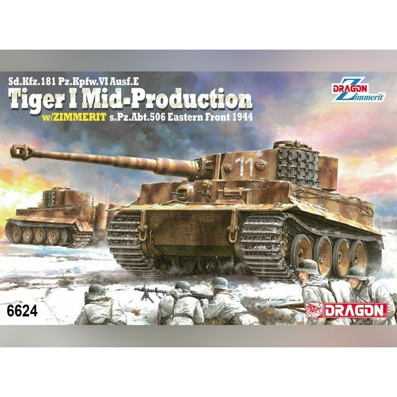 Tiger I milieu de production Front Russe - échelle 1/35 - DRAGON 6624