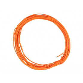 Fil de câblage fin orange 10 mètres section 0,04 mm2 - FALLER 163789