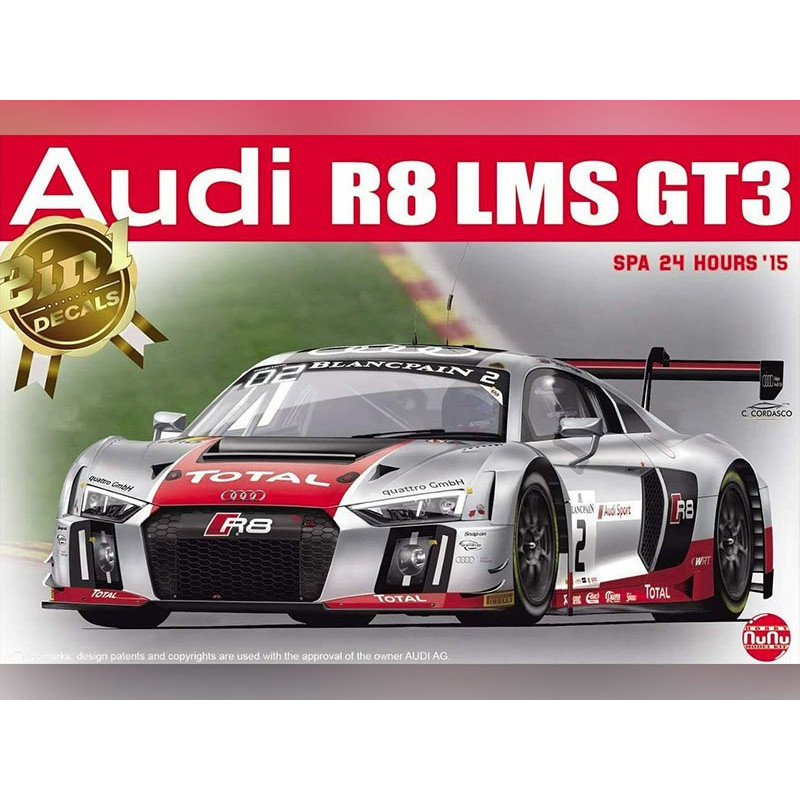 Audi R8 LMS GT3 SPA 24 Hours'15 - 1/24 - NUNU 24004