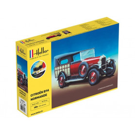 Maquette Bugatti T.50 Heller à Monter - Échelle 1/24 - 158 Pièces - Pour Passionnés De Voitures Classiques