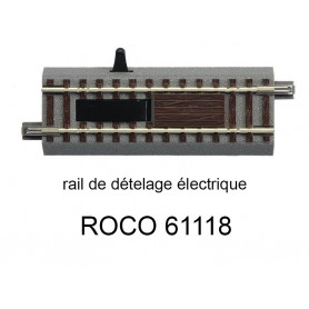 Rail de dételage électrique G100 100 mm voie Geoline HO - ROCO 61118