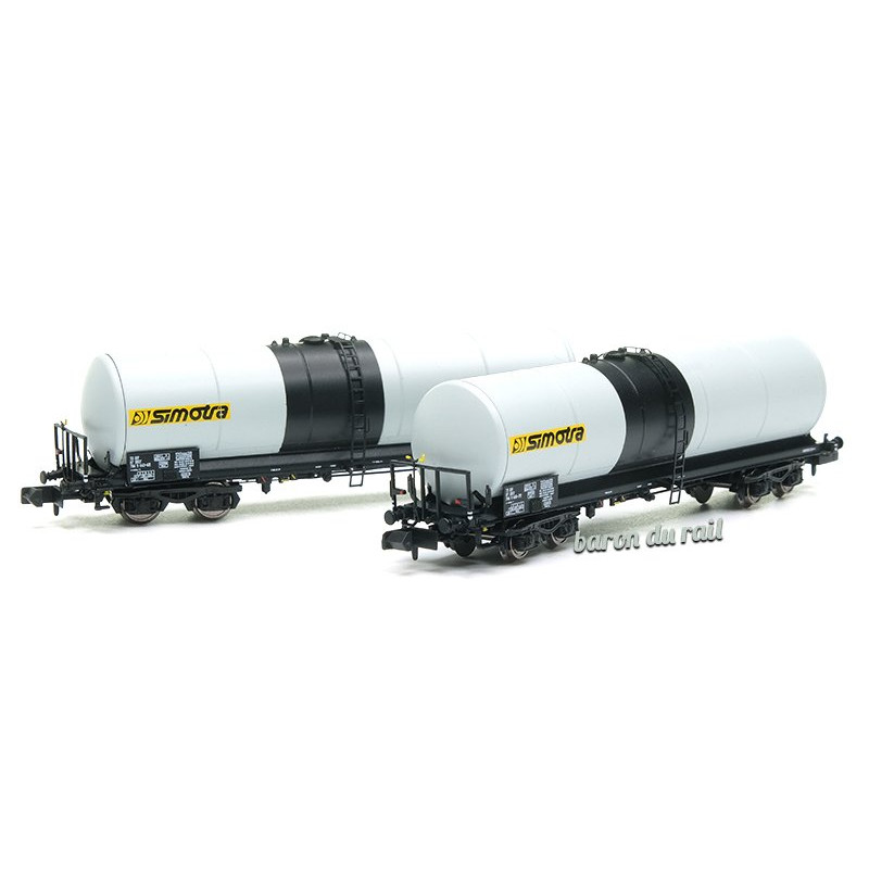 Set 2x citernes ANF longues SIMOTRA ép. V - N 1/160 - REE NW-241