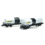 Set 2x citernes ANF longues SIMOTRA ép. V - N 1/160 - REE NW-241