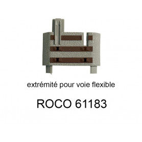 6 compensateurs de longueur pour rail flexible voie Geoline HO - ROCO 61183