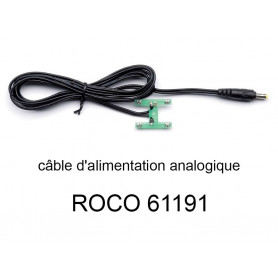 Connecteur d'alimentation analogique voie Geoline HO - ROCO 61191
