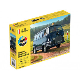 Renault Estafette gendarmerie kit complet - échelle 1/24 - HELLER 56742