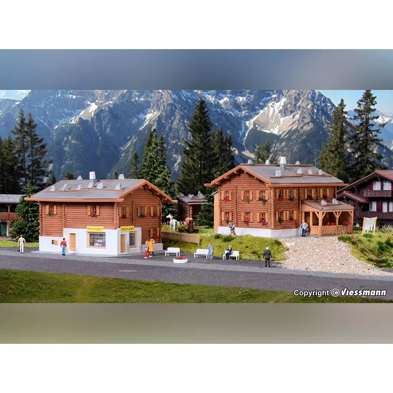 2x chalets de montagne - N 1/160 - KIBRI 37030