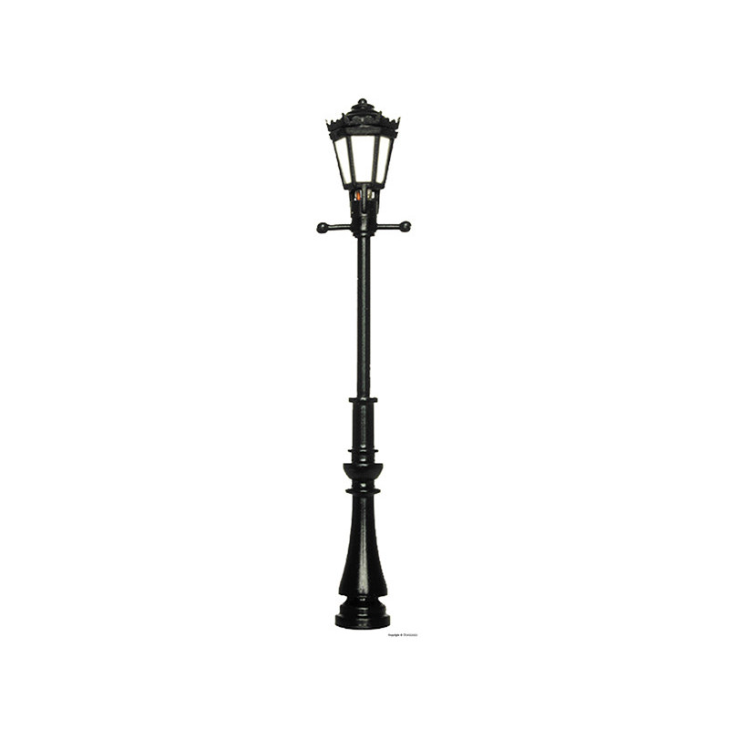 Réverbère ancien type lampe à gaz LED blanc chaud - HO 1/87 - VIESSMANN 6396