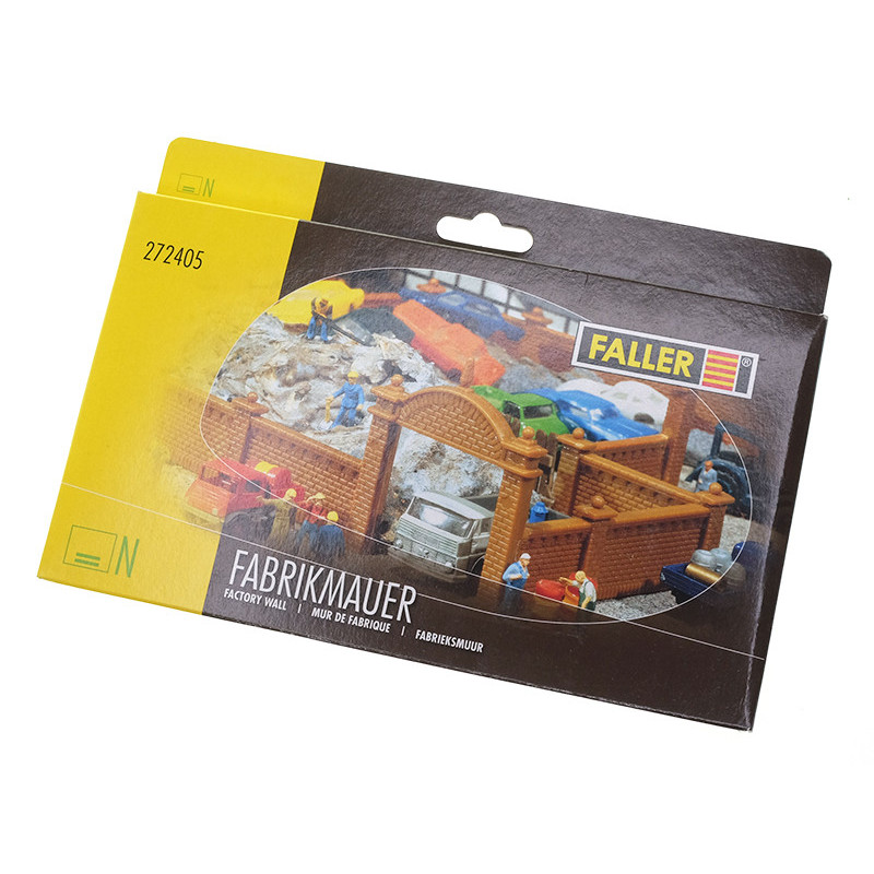 Murs d'enceinte d'usine - N 1/160 - FALLER 272405