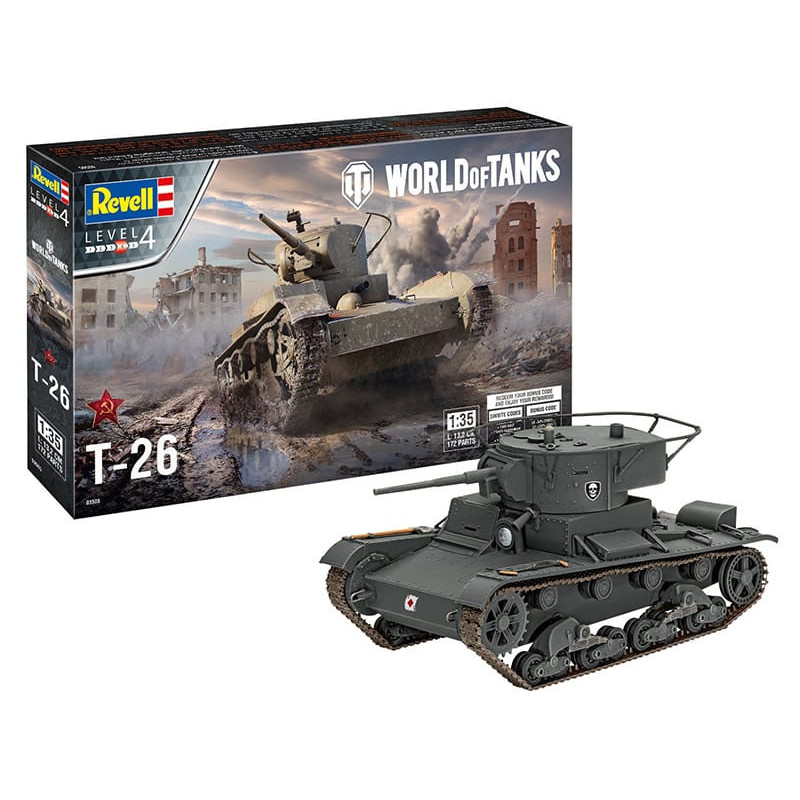 T-26 World of Tanks - échelle 1/35 - REVELL 03505