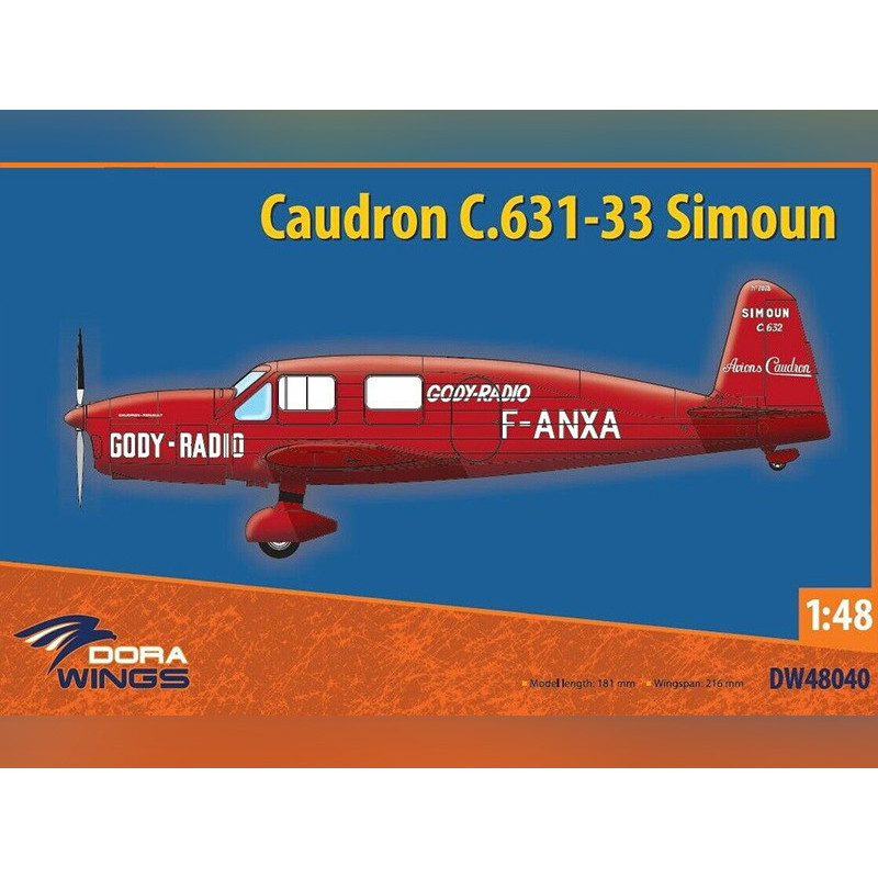 Caudron Simoun C.631-33 - 1/48 - DORA WINGS 48040