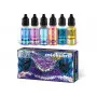Set de 6x couleurs acryliques caméléon SET 1 - Green Stuff World 9340