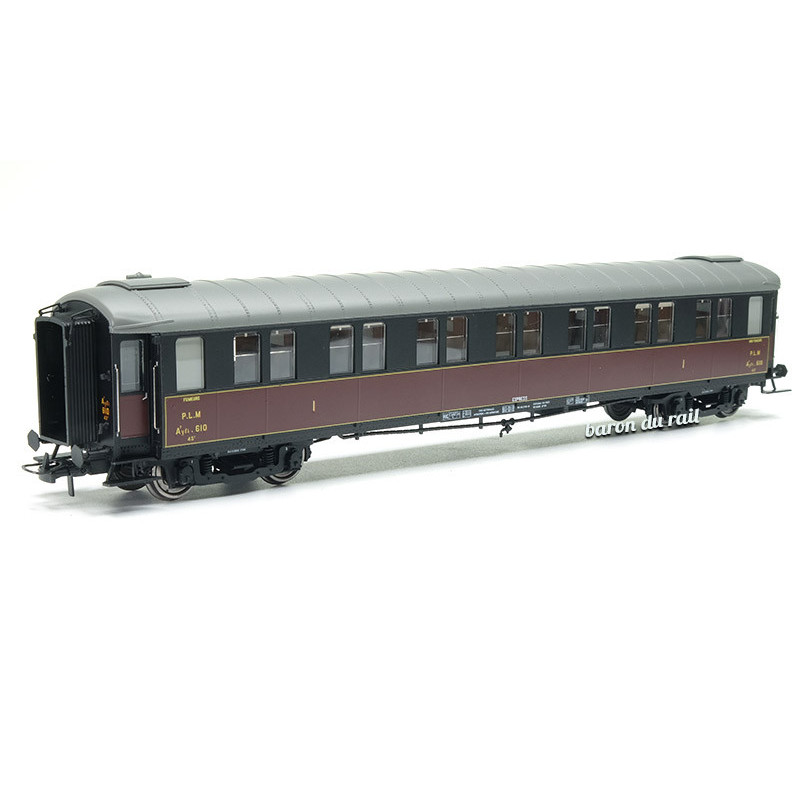 Voiture Métallisée A7 N°610, PLM Ep.II HO 1/87 - REE VB-422