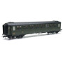 Voiture Métallisée Ex-PLM, C8 N° 11797, vert 306, SNCF Ep.III A HO 1/87 - REE VB-426