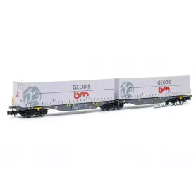 Wagon Sggmrss90 TOUAX GEODIS ép. V-VI - N 1/160 - REE NW-203
