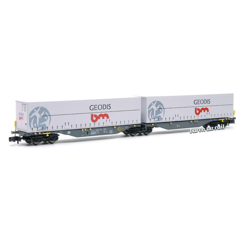 Wagon Sggmrss90 TOUAX GEODIS ép. V-VI - N 1/160 - REE NW-203