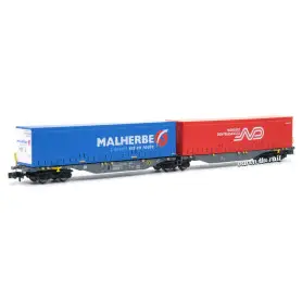 Wagon Sggmrss90 TOUAX MALHERBE + NORBERT DANTRESSANGLE ép. V-VI - N 1/160 - REE NW-208