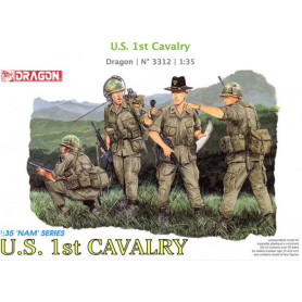 Fantassins US 1st Cavalry - échelle 1/35 - DRAGON 3312