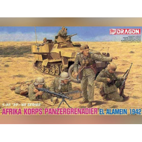 Kanzergrenadiers Afika Korps - échelle 1/35 - DRAGON 6389