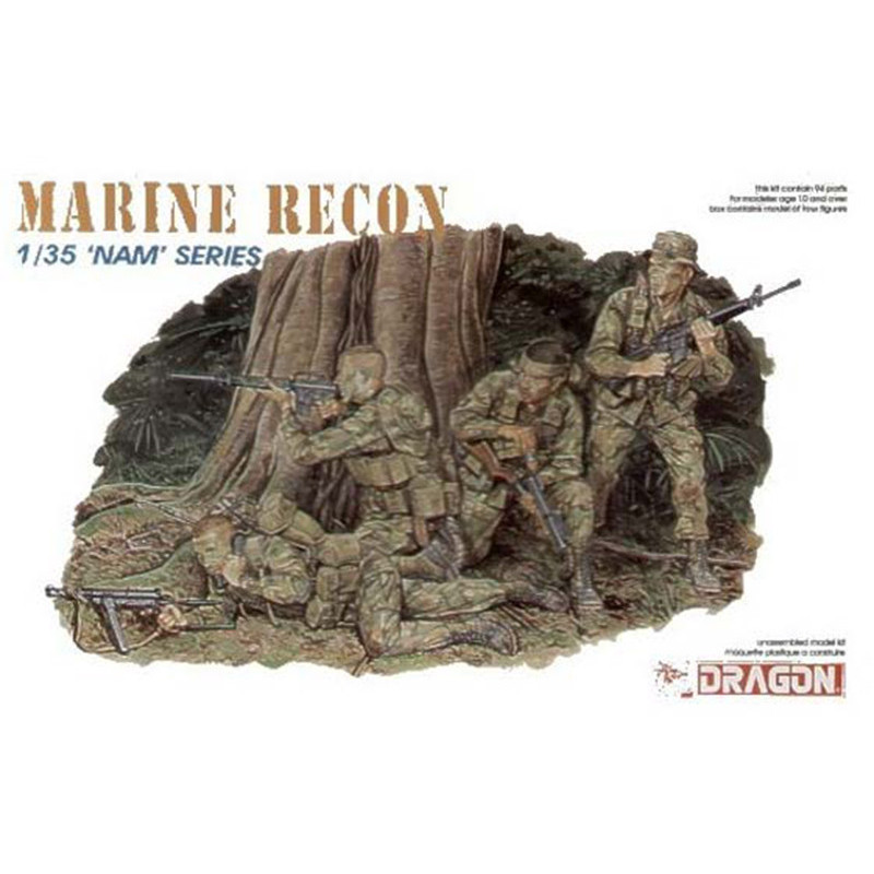 Groupe de reconnaissance Marines - échelle 1/35 - DRAGON 3313