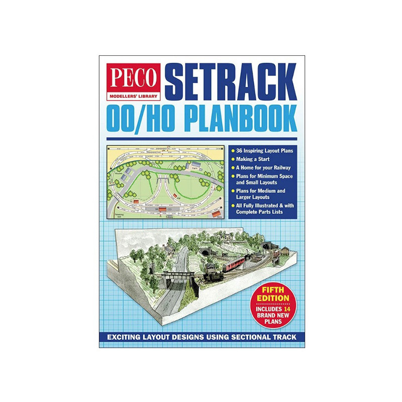 Livre de plans 5ème édition - échelle HO/OO - Peco STP-00