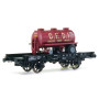 Wagon UFR monoporteur CECI ép III - HO 1/87 - REE WB-644