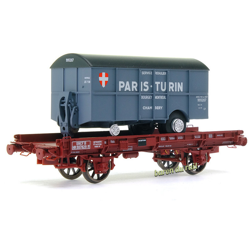 UFR monoporteur PARIS TURIN ép III - HO 1/87 - REE WB-649