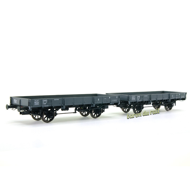 Set de 2x Plat OCEM 29 Gris PLM ép II - HO 1/87 - REE WB-600