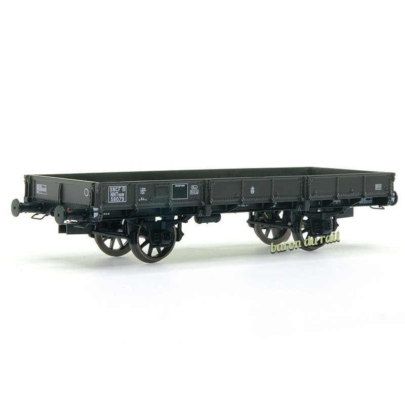 Plat OCEM 29 Brun SNCF ép III - HO 1/87 - REE WB-605