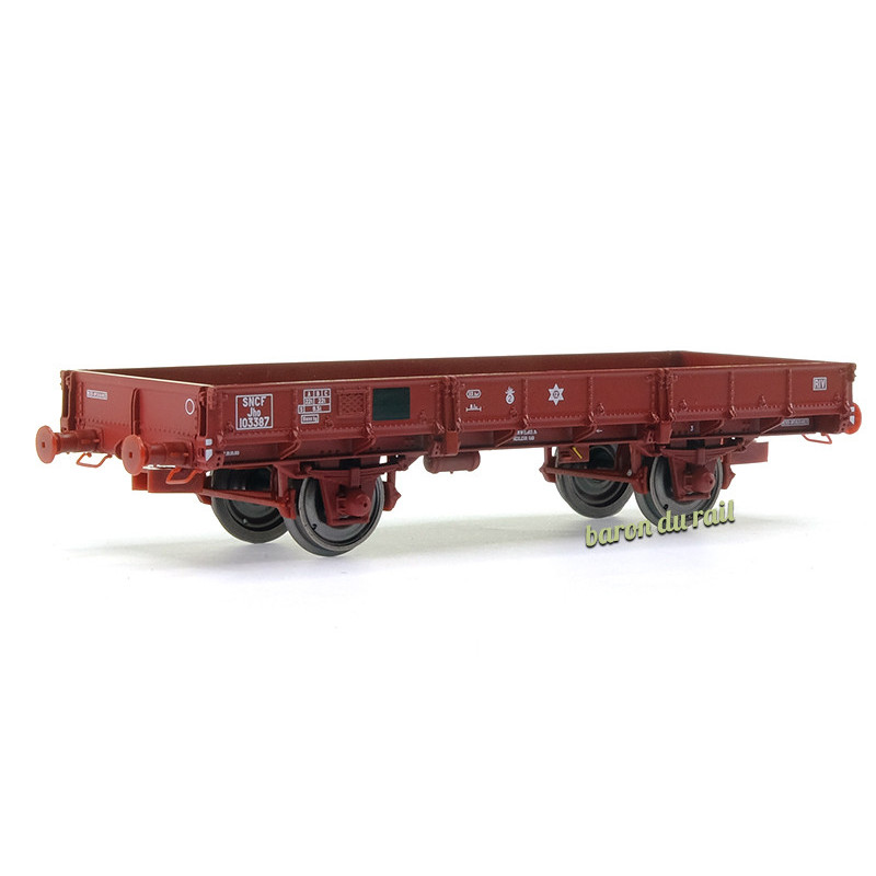 Plat OCEM 29 Rouge SNCF Jho SNCF ép III - HO 1/87 - REE WB-606