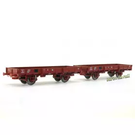 Set 2x Plats OCEM 29 Rouge SNCF Jho SNCF ép III - HO 1/87 - REE WB-607