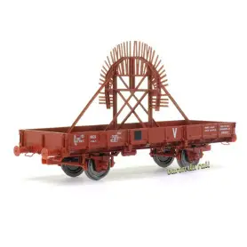 Plat OCEM 29 Brun UIC SNCF SIOUX ép IV - HO 1/87 - REE WB-133