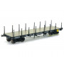 Wagon PLAT TP ranchers longs PLM ép II - HO 1/87 - REE WB-542