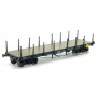 Wagon PLAT TP ranchers longs EST ép II - HO 1/87 - REE WB-543