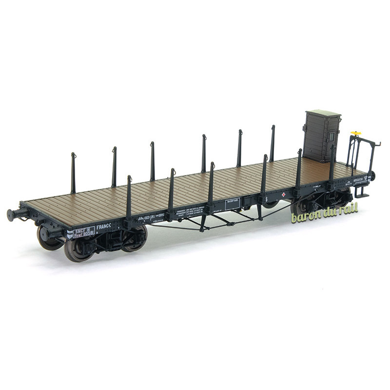 Wagon PLAT TP ranchers longs SNCF ép IIIa - HO 1/87 - REE WB-545