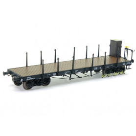 Wagon PLAT TP ranchers longs SNCF ép IIIb - HO 1/87 - REE WB-546