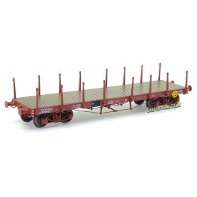 Wagon PLAT TP ranchers longs SNCF ép IV - HO 1/87 - REE WB-550