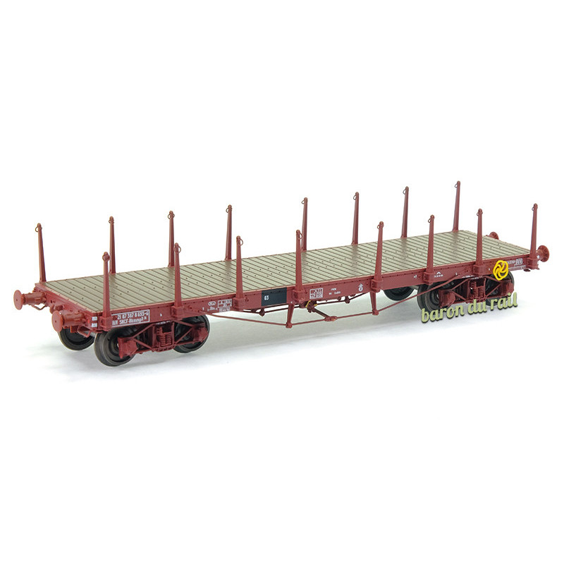 Wagon PLAT TP ranchers longs SNCF ép IV - HO 1/87 - REE WB-550