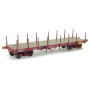Wagon PLAT TP ranchers longs SNCF ép IV - HO 1/87 - REE WB-550