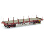 Wagon PLAT TP ranchers courts SNCF ép IV - HO 1/87 - REE WB-551