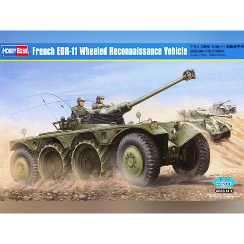 EBR-11 à roues véhicule de reconnaissance - échelle 1/35 - HOBBY BOSS 82490
