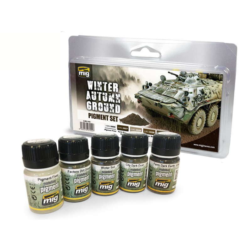 Set de pigments sol automne-hiver - MIG jimenez AMMO 7455