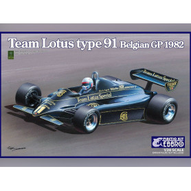 Team Lotus Type 91 1982 Belgian GP - 1/20 - EBBRO 20019