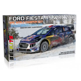 Ford Fiesta RS WRC Monte Carlo 2017 - échelle 1/24 - BELKITS BEL-012