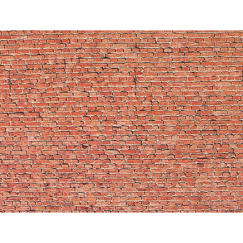 Faller 170607 - Plaque décor - mur de briques irrégulières - HO 1/87
