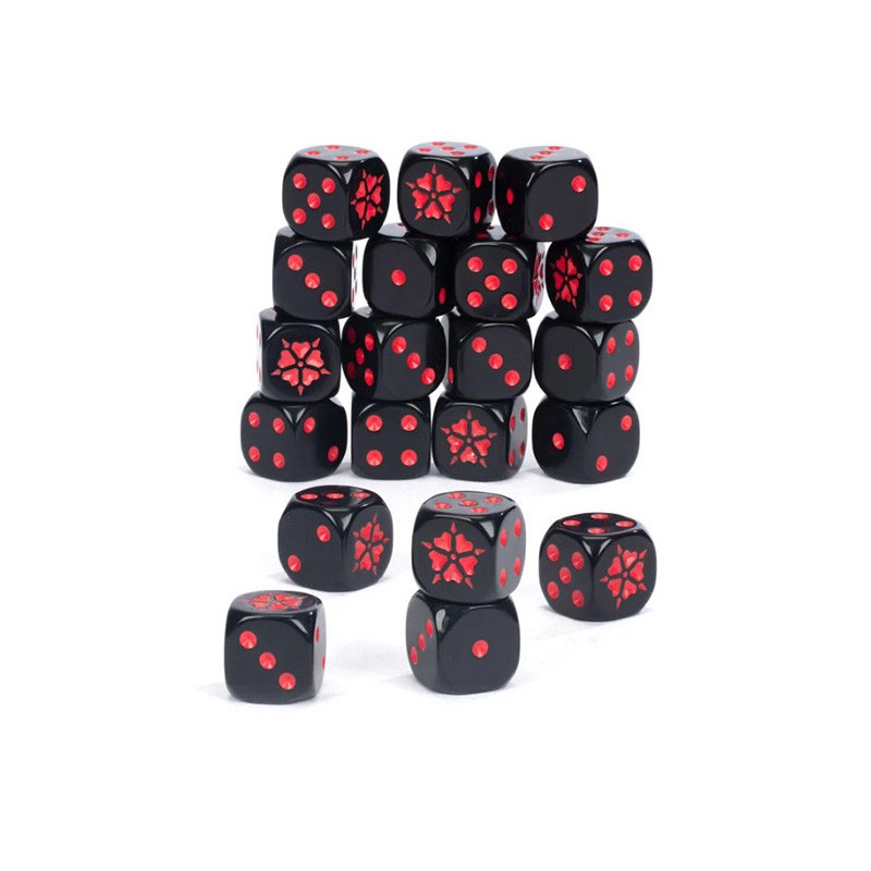 Set de Dés Adepta Sororitas de l'Ordre de la Rose de Sang - Warhammer 40000