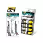 Set peintures aviation UK moderne - MIG jimenez AMMO 7203
