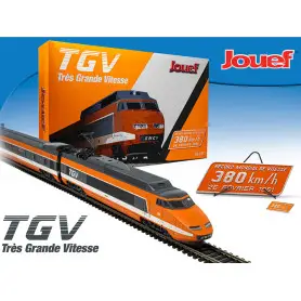 TGV Sud-Est record du monde 1981 - 4 éléments - ép IV - HO 1/87 - JOUEF HJ2412