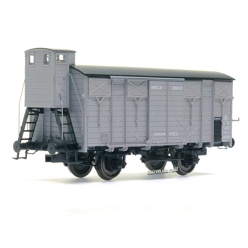 Wagon couvert Ocem 19 MIDI ép II - HO 1/87 - REE WB-684